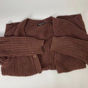 American Apparel Men's Small Chocolate Cardigan